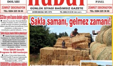 20 Ekim 2026 Salı Hudut Gazetesi