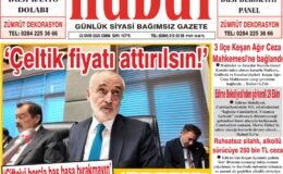 23 Ekim 2026 Cuma Hudut Gazetesi