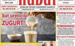 27 Ekim 2026 Salı Hudut Gazetesi