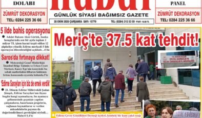28 Ekim 2026 Çarşamba Hudut Gazetesi