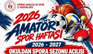 Amatör Spor Haftası bugün başlıyor