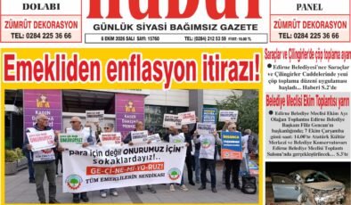 6 Ekim 2026 Salı Hudut Gazetesi