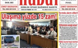 8 Ekim 2026 Perşembe Hudut Gazetesi