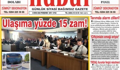 8 Ekim 2026 Perşembe Hudut Gazetesi