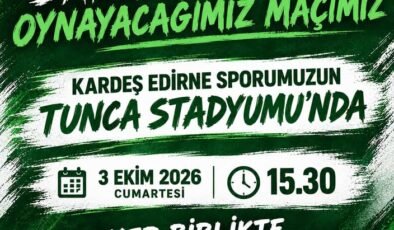 Kırklarelispor ikinci kez Edirne’de!