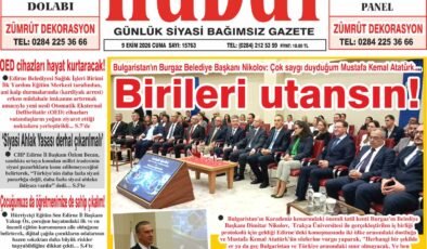9 Ekim 2026 Cuma Hudut Gazetesi