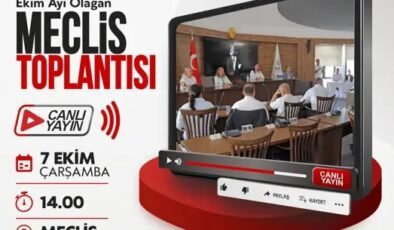 Belediye Meclisi 7 Ekim’de
