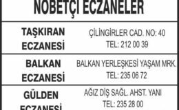 Nöbetçi Eczaneler