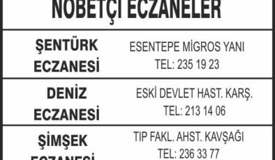 Nöbetçi Eczaneler