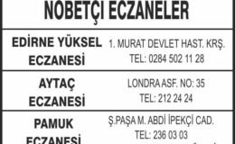 Nöbetçi Eczaneler