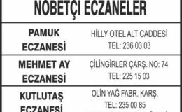Nöbetçi Eczaneler