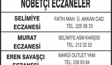 Nöbetçi Eczaneler