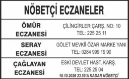 Nöbetçi Eczaneler