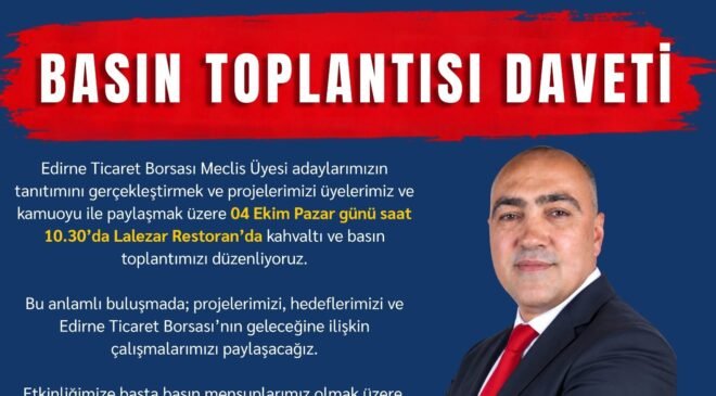ETB Başkan adayı Kurban’dan davet