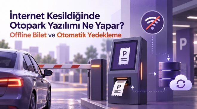 İnternet Kesildiğinde Otopark Yazılımı Ne Yapar? Offline Bilet ve Otomatik Yedekleme