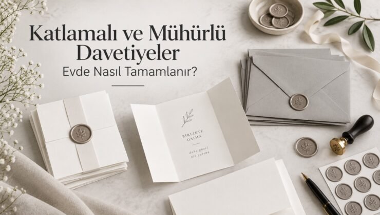 Katlamalı ve Mühürlü Davetiyeler Evde Nasıl Tamamlanır?