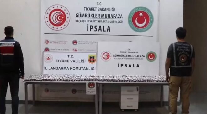 İpsala’da 17 bin 121 uyuşturucu hap!
