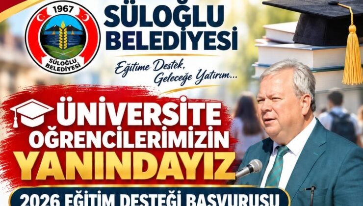 Süloğlu Belediyesi’nden Eğitim Desteği