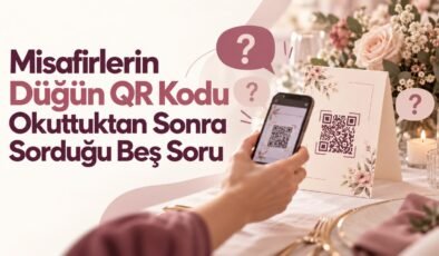 Misafirlerin Düğün QR Kodu Okuttuktan Sonra Sorduğu Beş Soru