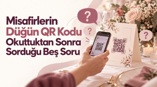 Misafirlerin Düğün QR Kodu Okuttuktan Sonra Sorduğu Beş Soru