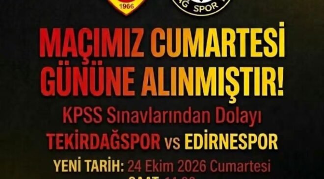 PGL’de maçlara KPSS ayarı