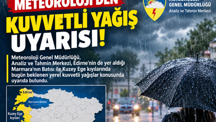 Kuvvetli yağış uyarısı