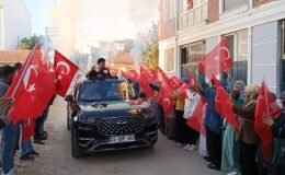 Balkan Şampiyonu Çiftçi’ye görkemli karşılama