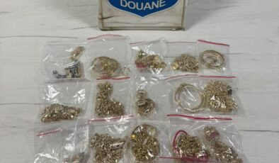 Yeleğin astarında 912 gram altın!