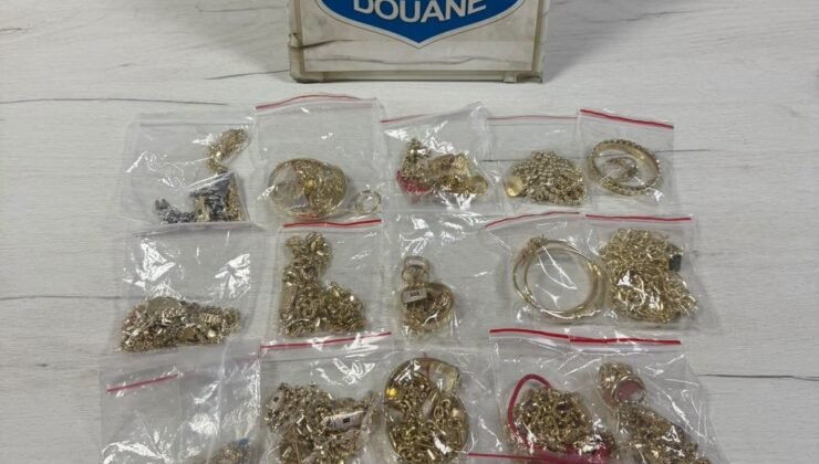 Yeleğin astarında 912 gram altın!
