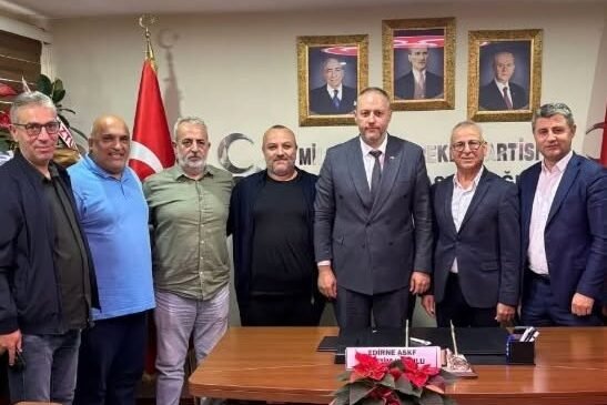 Edirne ASKF’den MHP’ye ziyaret