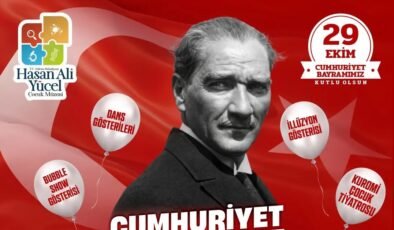Çocuklarla Cumhuriyet coşkusu
