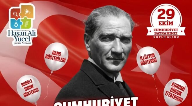 Çocuklarla Cumhuriyet coşkusu