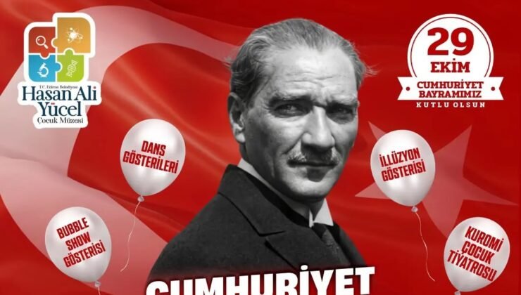 Çocuklarla Cumhuriyet coşkusu