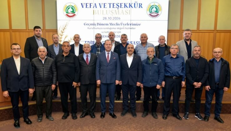 Borsa’nın eski yöneticilerine teşekkür