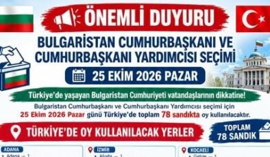 Edirne’de tek sandık Başkonsolosluk’ta