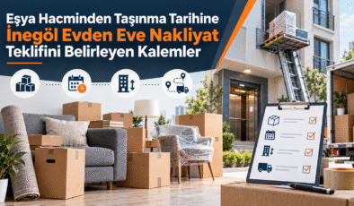 Eşya Hacminden Taşınma Tarihine İnegöl Evden Eve Nakliyat Teklifini Belirleyen Kalemler