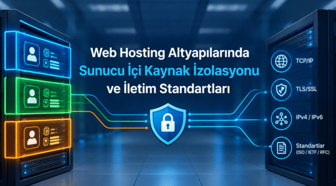 Web Hosting Altyapılarında Sunucu İçi Kaynak İzolasyonu ve İletim Standartları