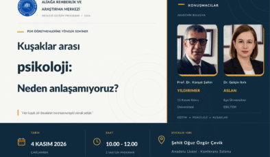 Aliağa’da PDR Öğretmenleri Akademisyenlerle Buluşuyor