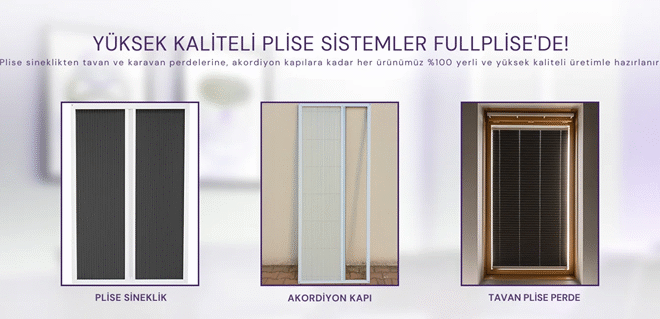 Fullplise ile Modern Mekanlara Özel Perde Çözümleri