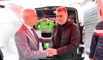Keşan Belediyesi’ne anlamlı hibe